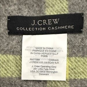 J. Crew Cashmere in Gray and Yellow